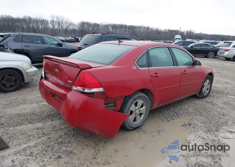 2008 Chevrolet Impala Lt из США, поврежденный, VIN 2G1WT58K889186076